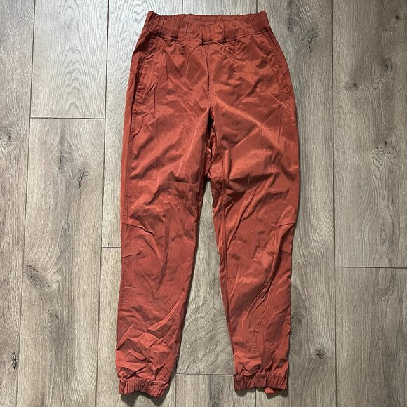 Lululemon Dark Terracotta Joggers Size 4 - Picture 1 of 4